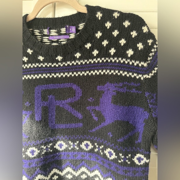 RALPH LAUREN Hand-Knit Cashmere Fair Isle Sweater - Picture 4 of 12